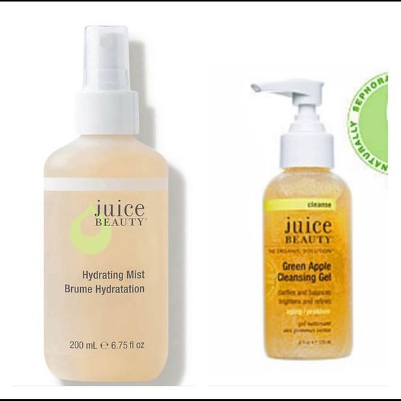 Juice Beauty the organic solution Hydrating Mist and Green apple cleansing gel - Picture 1 of 3